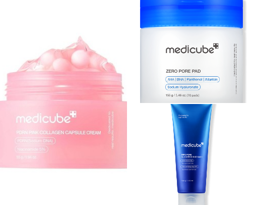 Favorite medicube products cover photo collage