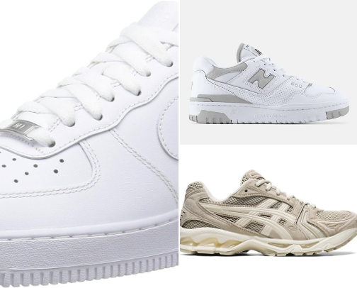 Sneaker essentials cover photo collage
