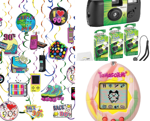 90s Nostalgia: Must-Have Collectibles & Throwbacks cover photo collage