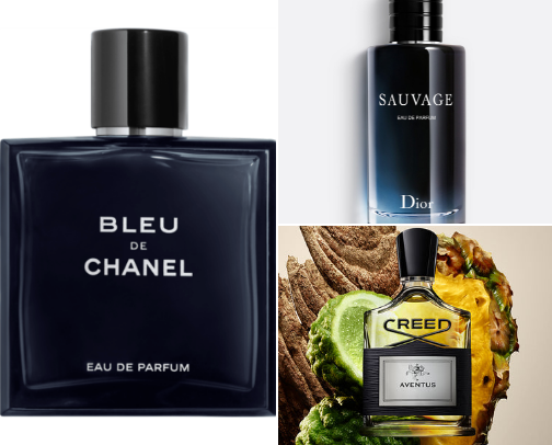 Bleu de Chanel Eau de Parfum cover photo collage