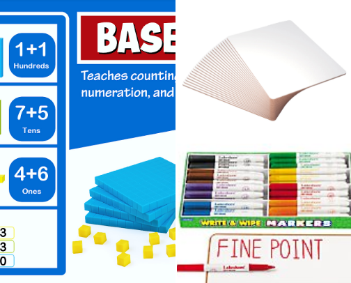 must haves in math classroom cover photo collage