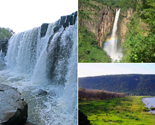 Waterfalls cover photo collage