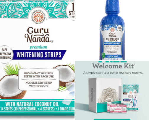 Guru Nanda products for health cover photo collage