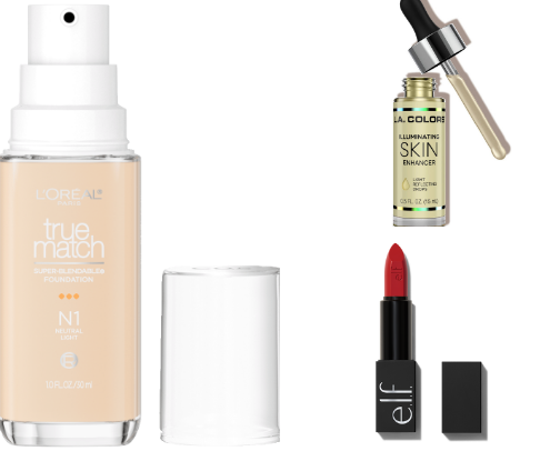 Best drugstore makeup items cover photo collage