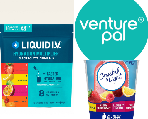 Flavor packets for water (makes it much easier to get your water in for the day) cover photo collage