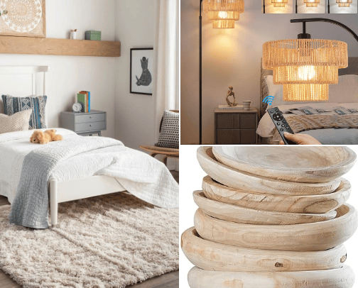 Modern rustic home decor cover photo collage