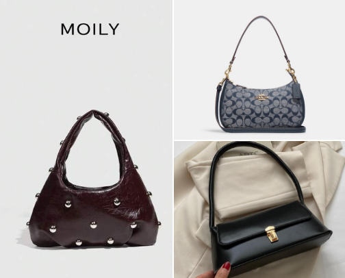 Bag and purses cover photo collage