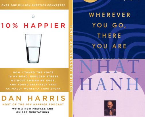Books That Finally Made Meditation Click After Years of Me Failing At It cover photo collage
