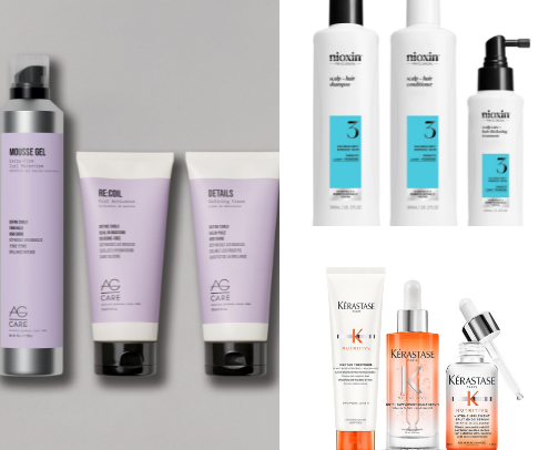 Hair Products cover photo collage