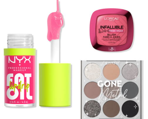 My ride or die drugstore makeup! cover photo collage
