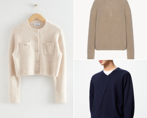 Your Wardrobe Isn’t Complete Without These 16 Timeless Turtlenecks & Cardigans cover photo collage