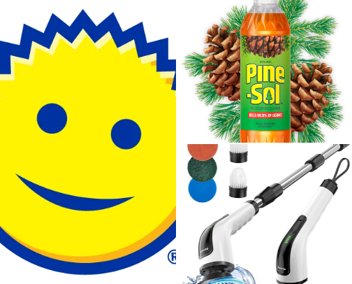 Cleaning supplies my family and friends love cover photo collage