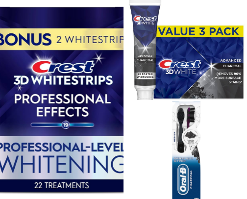 White teeth on a budget 🤍 cover photo collage