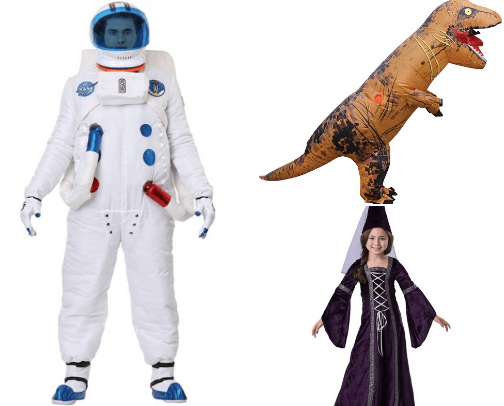Halloween costumes cover photo collage