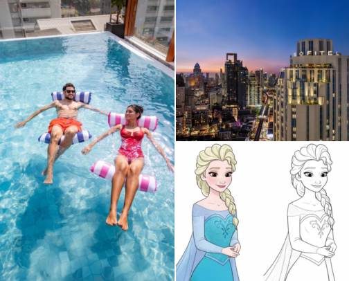 Relaxing Hotel Getaways for an Enjoyable Trip in Nana, Bangkok, Thailand cover photo collage