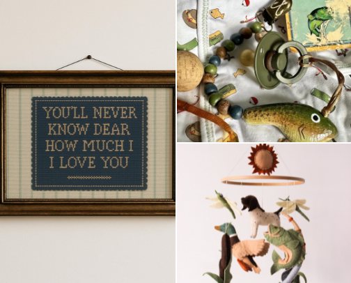 Little Fisherman 🎣 Party Decor - Gift Ideas - Nursery Decor cover photo collage