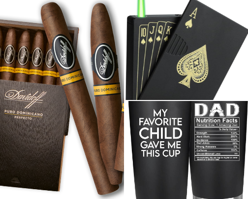 The Perfect Gift For Dad cover photo collage