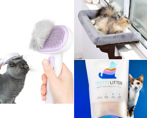 Genius cat accessories (fur baby approved cover photo collage