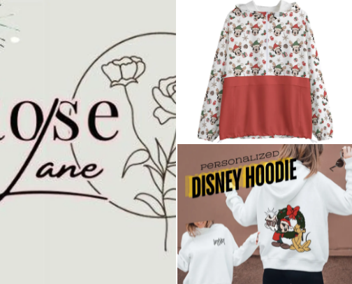 Disney Christmas outfits cover photo collage