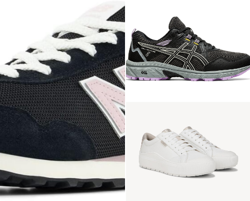 🩷  Women’s Comfortable & Stylish Sneakers Under $100 cover photo collage