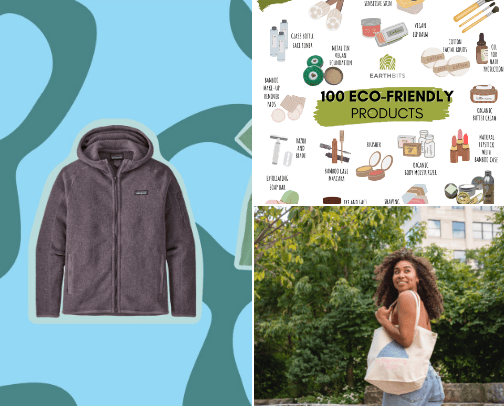 Sustainable and Eco-Friendly products ♻️♻️ cover photo collage