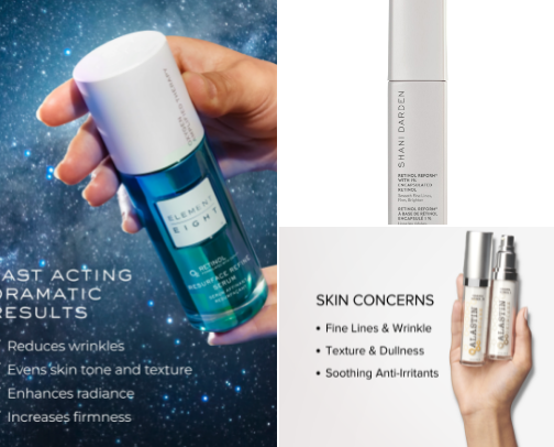 Most gentle Retinol products! (That actually work) cover photo collage