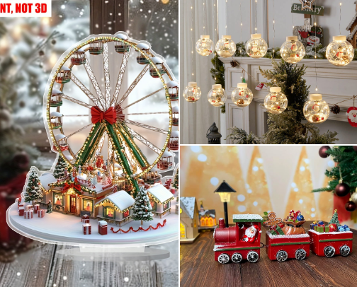 Holiday Home Magic🎄 cover photo collage
