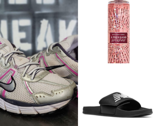 All about fashion, styles, scents and sports wear cover photo collage