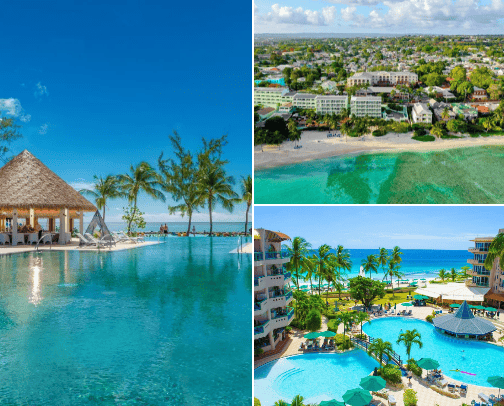 CARIBBEAN VACATION LOCATION cover photo collage