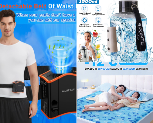 STAY COOL ON SUMMER cover photo collage