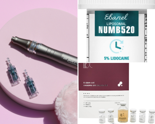 Microneedling cover photo collage