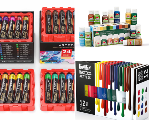 I Finally Found Acrylic Paint Supplies That Got Me Painting Again After Years cover photo collage
