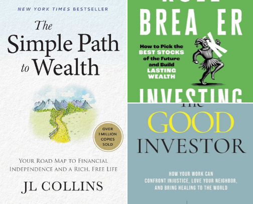 Investment Books cover photo collage