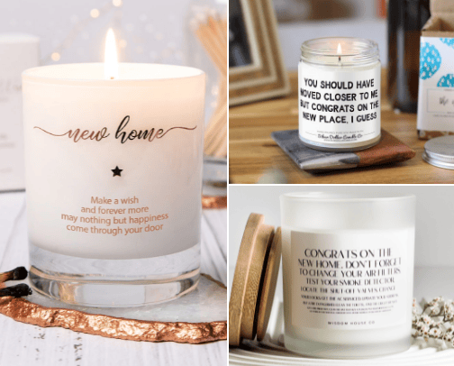 Home candles and Gifts for Fall Season cover photo collage