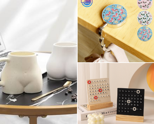 My Cozy Work Desk Essentials (Under $50) cover photo collage