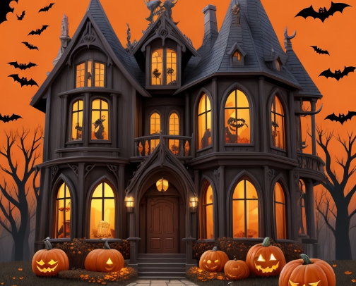 Halloween Decorations and Costumes cover photo collage