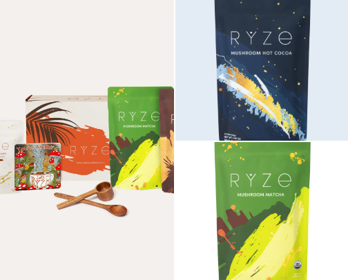 Ryze Superfoods | Mushroom Coffee & More cover photo collage