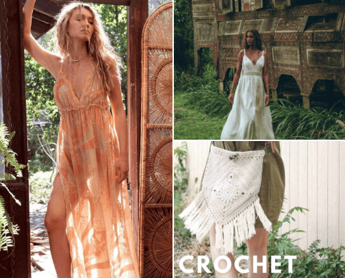 Boho fashion cover photo collage