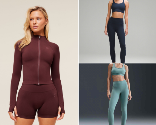 Confidence&comfort gym fits🤸‍♀️ cover photo collage