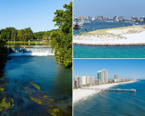 Places to visit cover photo collage