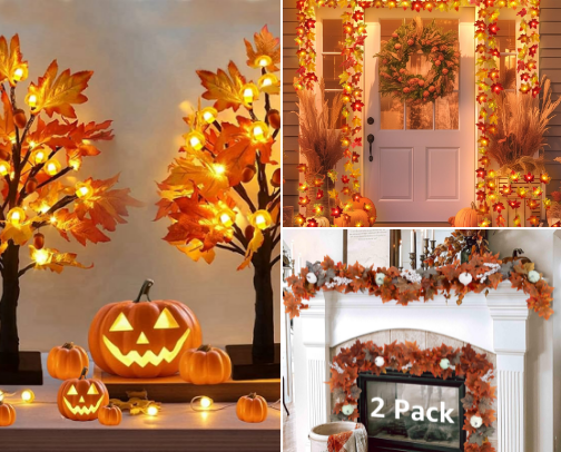 Fall Decorations cover photo collage