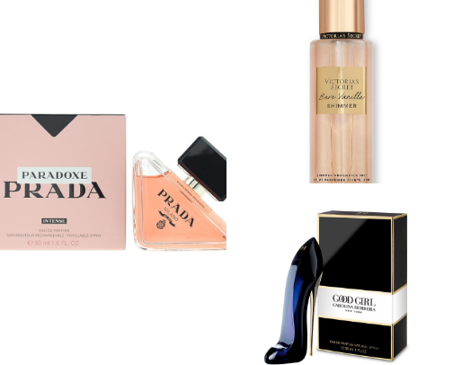 perfect winter perfumes cover photo collage