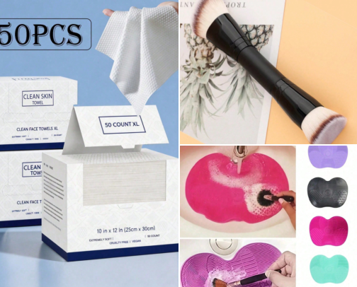 Affordable Beauty finds cover photo collage