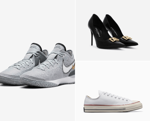 Shoes cover photo collage
