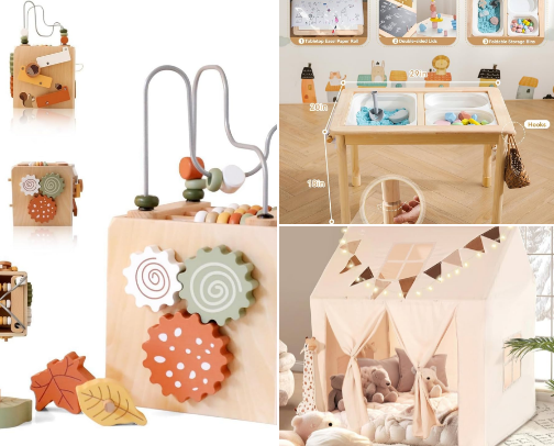 Baby and toddler toys for Christmas 🎄 cover photo collage