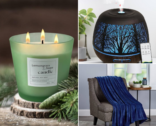 Cozy Home Finds cover photo collage