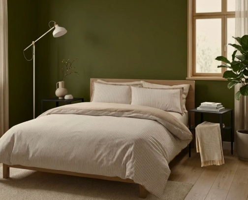 A full Nordic bedroom. Under $300 cover photo collage