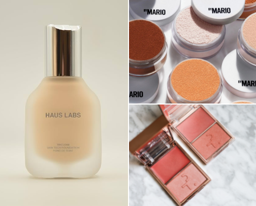 daily skincare & makeup routine cover photo collage