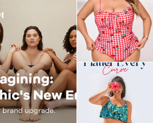 Plus-size summer time ☀️ cover photo collage