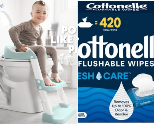 Boy potty training essentials! cover photo collage